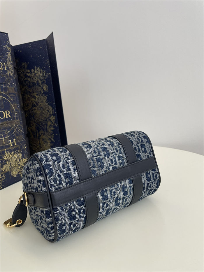 Dior Groove 20 Bag Dior Oblique Jacquard Denim High