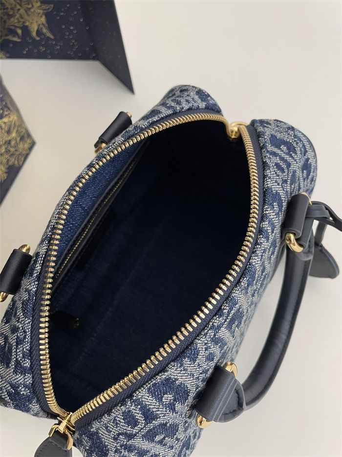 Dior Groove 20 Bag Dior Oblique Jacquard Denim High