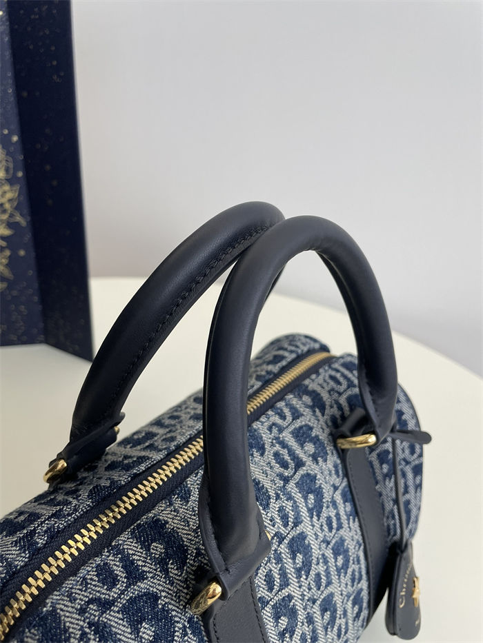 Dior Groove 20 Bag Dior Oblique Jacquard Denim High