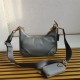 Prada Re-Edition 2005 Leather bag 1BH204 Grey High