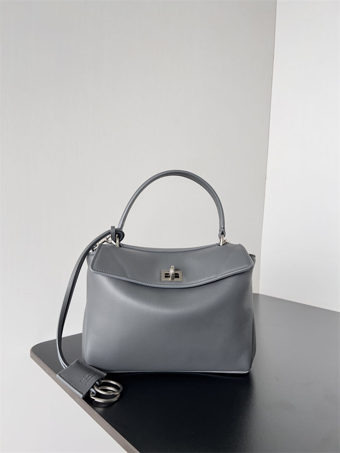 WOMEN'S RODEO MINI HANDBAG smooth calfskin Grey High