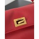 WOMEN'S RODEO MINI HANDBAG smooth calfskin Red High