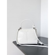 WOMEN'S RODEO MINI HANDBAG Crocodile White High