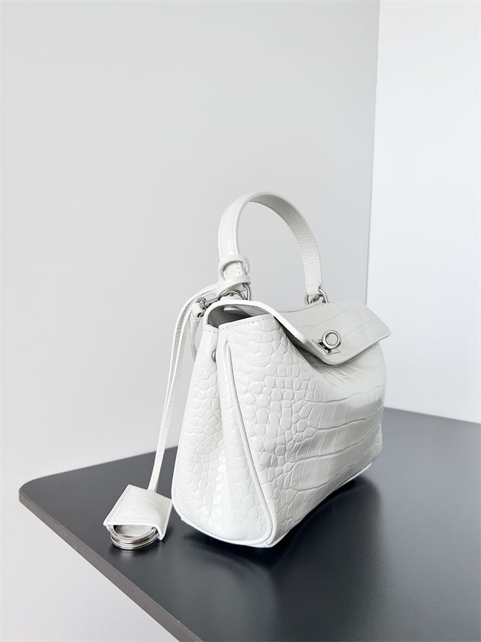 WOMEN'S RODEO MINI HANDBAG Crocodile White High