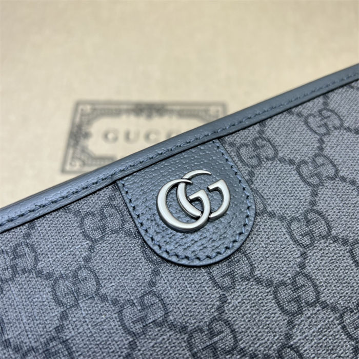 Gucci OPHIDIA POUCH 598234 Grey High