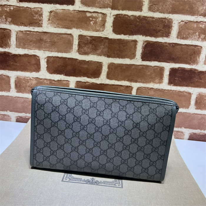 Gucci OPHIDIA POUCH 598234 Grey High