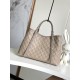 Louis Vuitton Babylone Tote MM Monogram Empreinte M47185 High