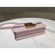 MISS DIOR FLAP BAG Quilted Miss Dior Allover Calfskin Pink High