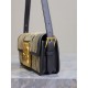 MISS DIOR FLAP BAG Miss Dior Allover Calfskin with Gold-Finish Studs High