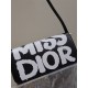 MISS DIOR FLAP BAG Miss Dior Graffiti Printed Calfskin Black High