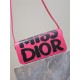 MISS DIOR FLAP BAG Miss Dior Graffiti Printed Calfskin Fuchsia High