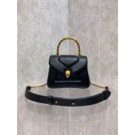 SERPENTI REVERSE SMALL TOP HANDLE Black High