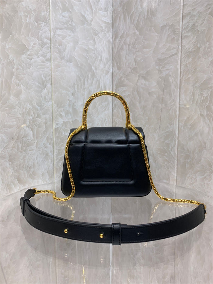 SERPENTI REVERSE SMALL TOP HANDLE Black High