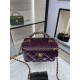 Chanel CLUTCH WITH CHAIN AP4168 Shiny Lambskin & Gold-Tone Metal Burgundy High