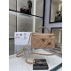 Chanel CLUTCH WITH CHAIN AP4168 Shiny Lambskin & Gold-Tone Metal Nude High