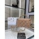 Chanel CLUTCH WITH CHAIN AP4168 Shiny Lambskin & Gold-Tone Metal Nude High