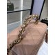 Chanel CLUTCH WITH CHAIN AP4168 Shiny Lambskin & Gold-Tone Metal Nude High