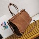 Prada Large Suede handbag 1BA439 High