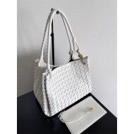 BV Parachute Large Shoulder bag White High