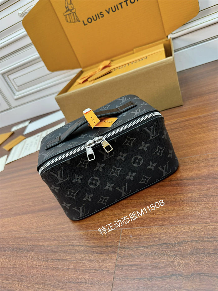 Louis Vuitton TOILETRY BAG Monogram Eclipse coated canvas M11508 Top