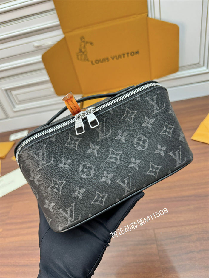 Louis Vuitton TOILETRY BAG Monogram Eclipse coated canvas M11508 Top