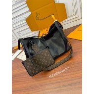 Louis Vuitton CarryAll Dark MM Lambskin M25143 Top