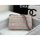 Chanel 19 Flap Bag Tweed Gold-Tone Pink High