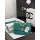 Chanel 19 Flap Bag Tweed Gold-Tone Green High