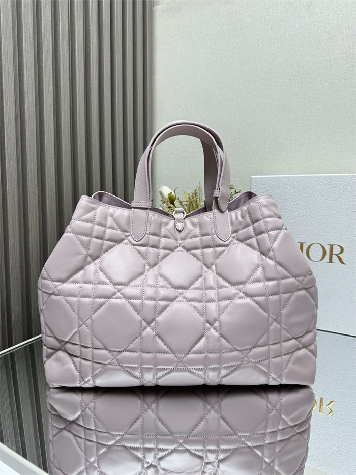 DIOR TOUJOURS BAG MEDIUM Macrocannage Calfskin Pink High