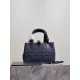 DIOR TOUJOURS BAG SMALL Graphic Cannage Denim Blue High