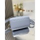 Dior Groove 20 Bag Macrocannage Calfskin Blue High