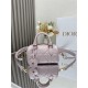 Dior Groove 16 Mini Bag Macrocannage Calfskin Pink High