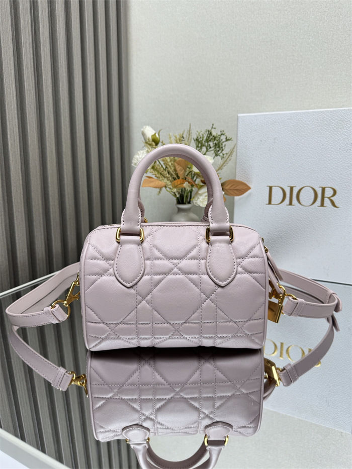 Dior Groove 20 Bag Macrocannage Calfskin Pink High