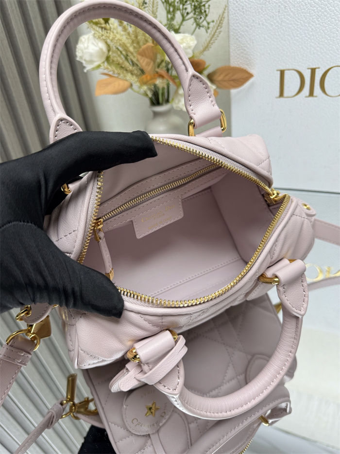 Dior Groove 20 Bag Macrocannage Calfskin Pink High