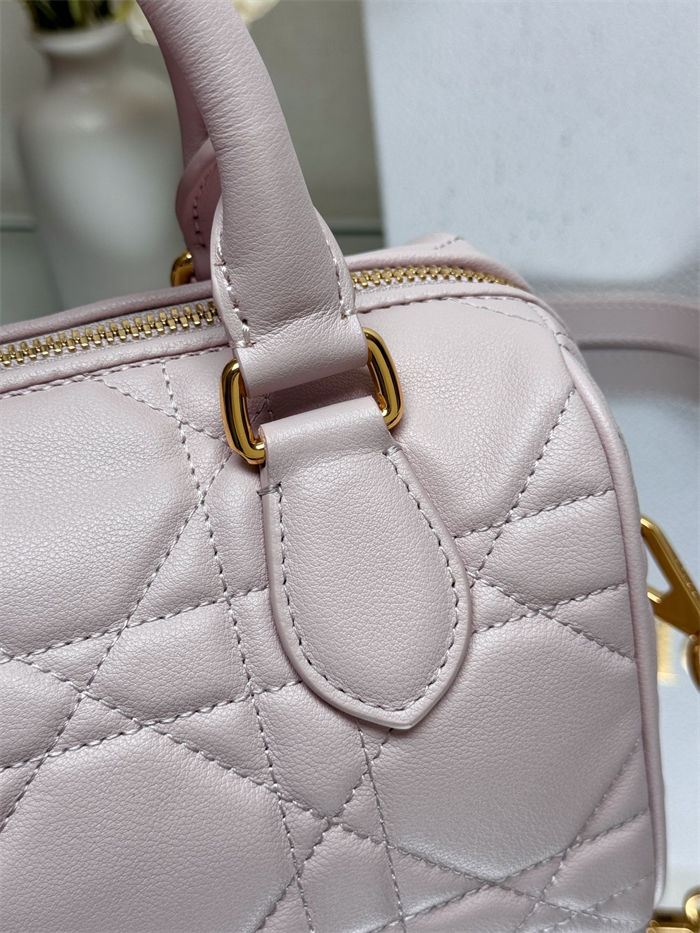 Dior Groove 20 Bag Macrocannage Calfskin Pink High