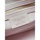 Dior Groove 25 Bag Macrocannage Calfskin Pink High