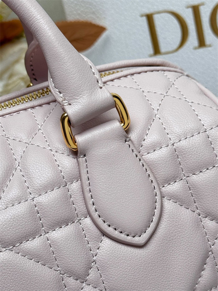 Dior Groove 25 Bag Macrocannage Calfskin Pink High