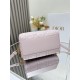 Dior Groove 25 Bag Macrocannage Calfskin Pink High