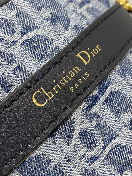 C'est Dior Bag Medium Dior Oblique Jacquard Blue Denim High