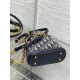 C'est Dior Bag Small Dior Oblique Jacquard Blue High