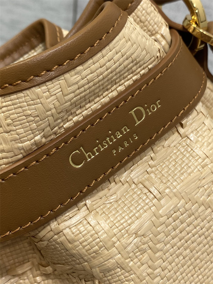 C'est Dior Bag Small Raffia High