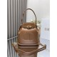 C'est Dior Bag Medium CD-Embossed Calfskin Golden Saddle High