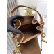 C'est Dior Bag Medium CD-Embossed Calfskin Golden Saddle High