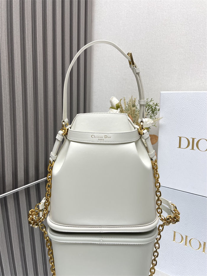 C'est Dior Bag Medium CD-Embossed Calfskin Latte High