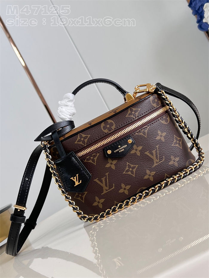 Louis Vuitton Vanity Chain Pouch Monogram Canvas M47125 High