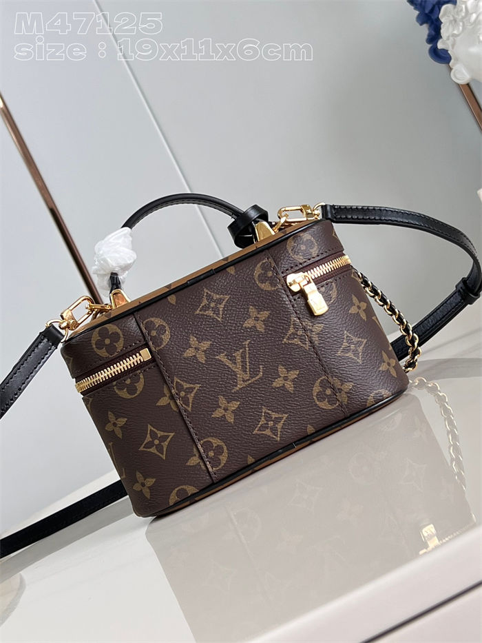 Louis Vuitton Vanity Chain Pouch Monogram Canvas M47125 High