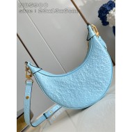 Louis Vuitton LOOP Handbag Ostrich leather N85900 Blue High