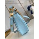 Louis Vuitton LOOP Handbag Ostrich leather N85900 Blue High