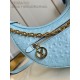 Louis Vuitton LOOP Handbag Ostrich leather N85900 Blue High