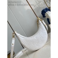 Louis Vuitton LOOP Handbag Ostrich leather N85900 White High